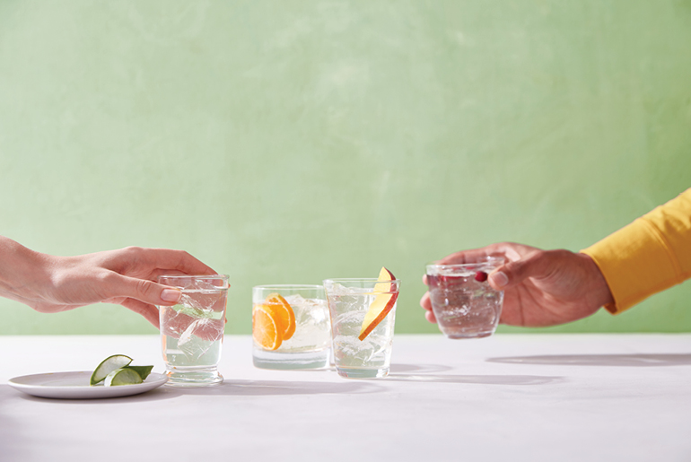 Aloe Vera Drinks On Table