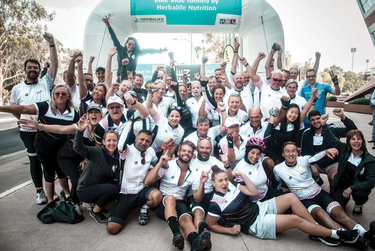 Herbalife Nutrition Bike Ride Riders