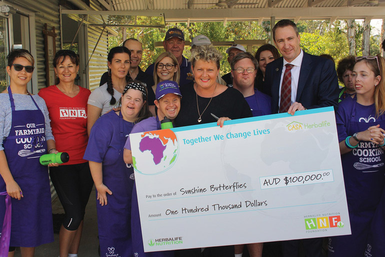 Sunshine Butterflies Cheque