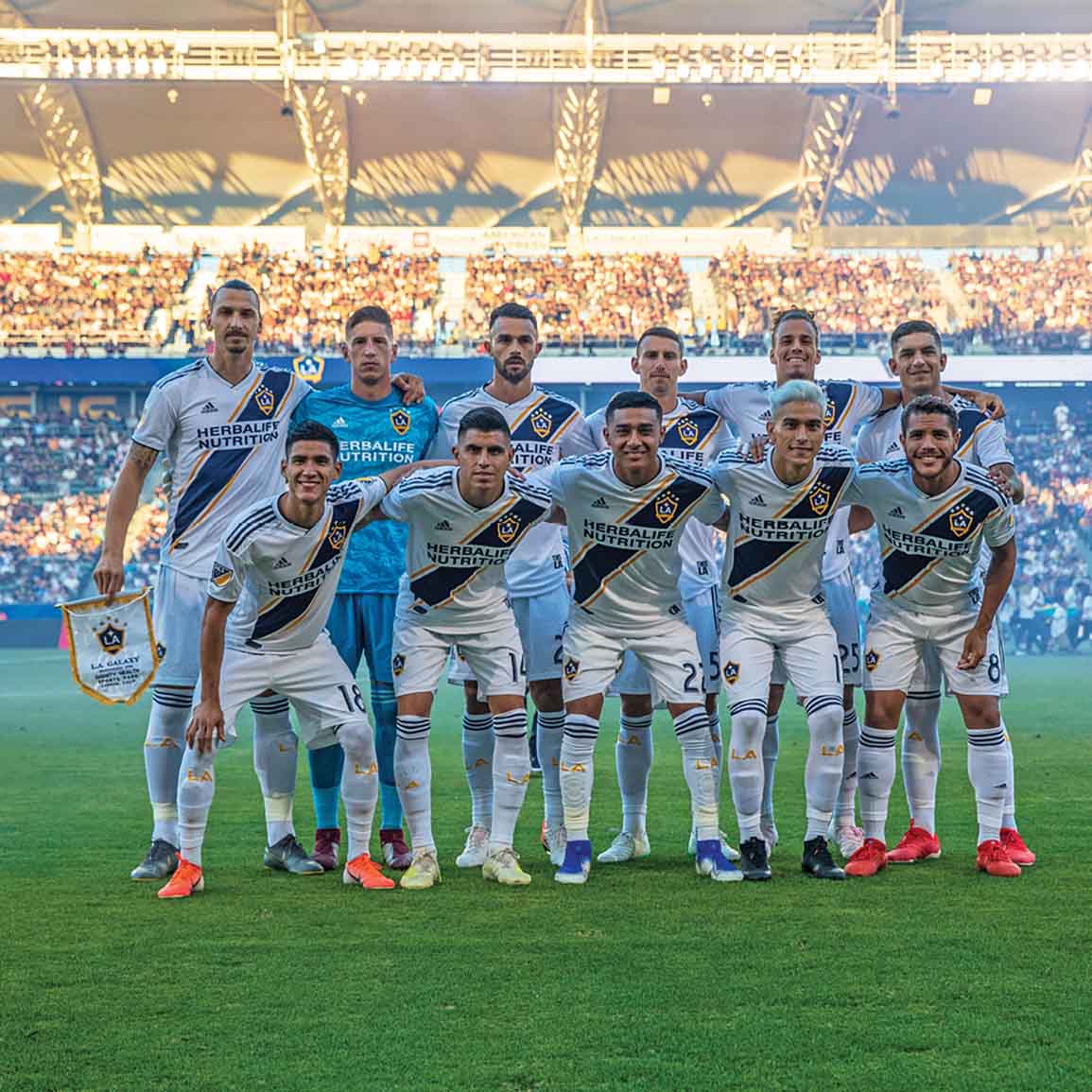 La Galaxy Team Photo On Match Day