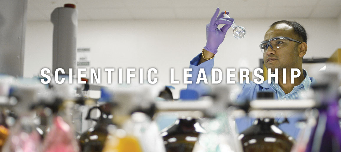 Scientist Testing In Test Tubes