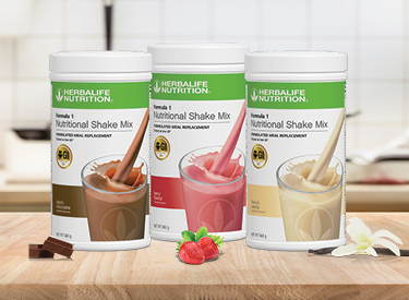 Three Flavours Of Formula 1 Shake