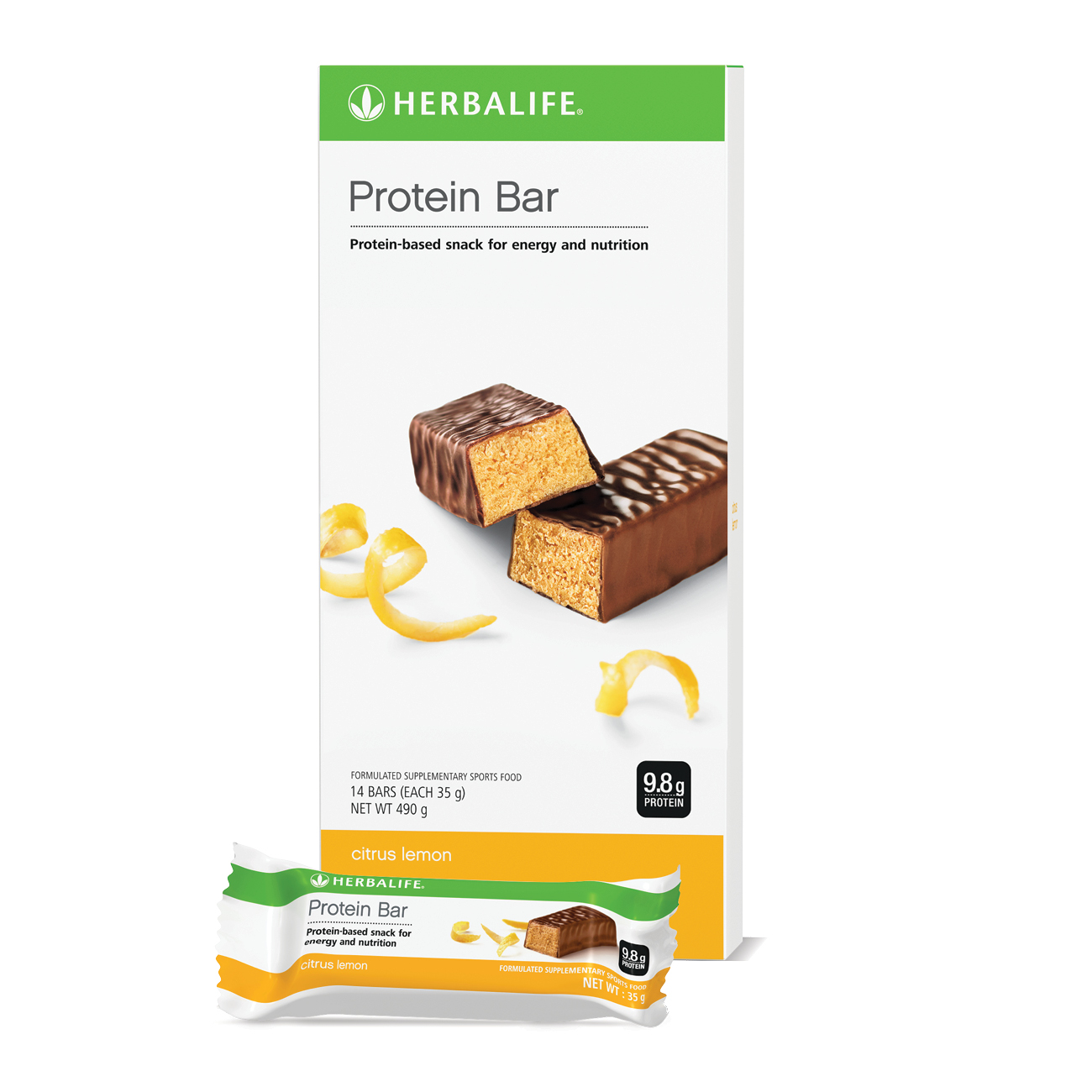0366 Snack Protein Bars Citrus Lemon