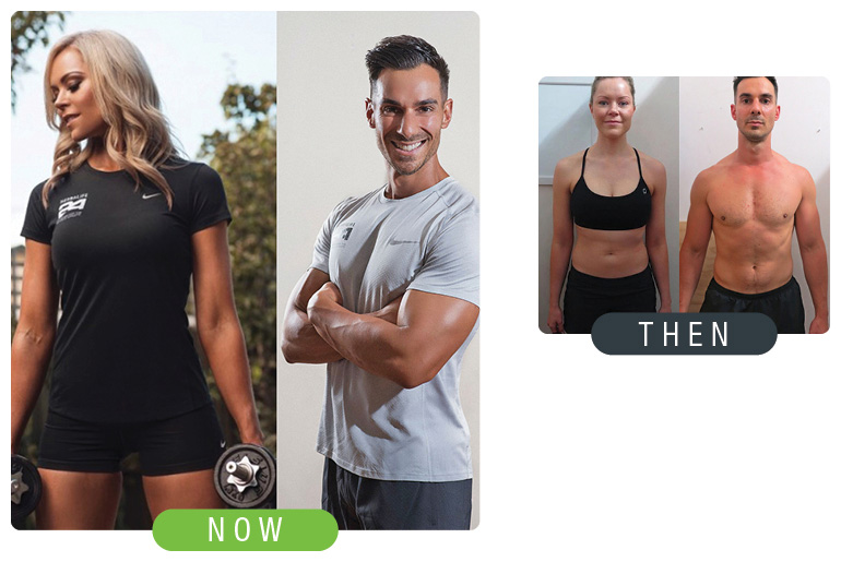 Couple Then Now Herbalife Nutrition Business Success