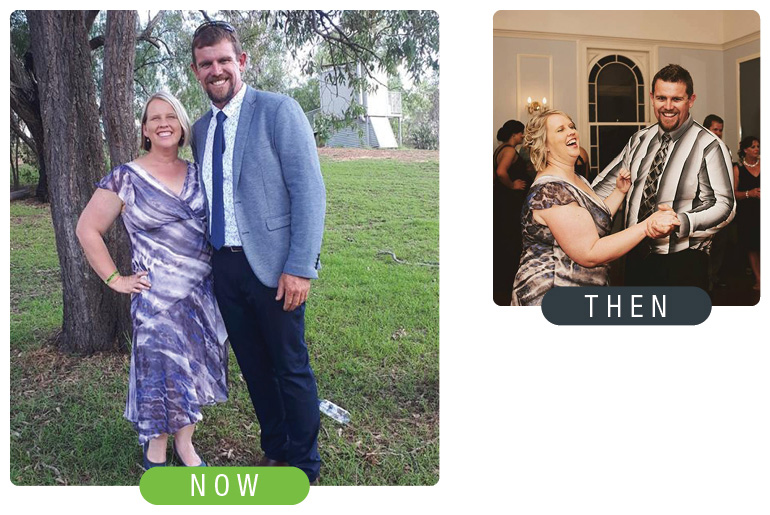 Couple Then Now Weight Loss