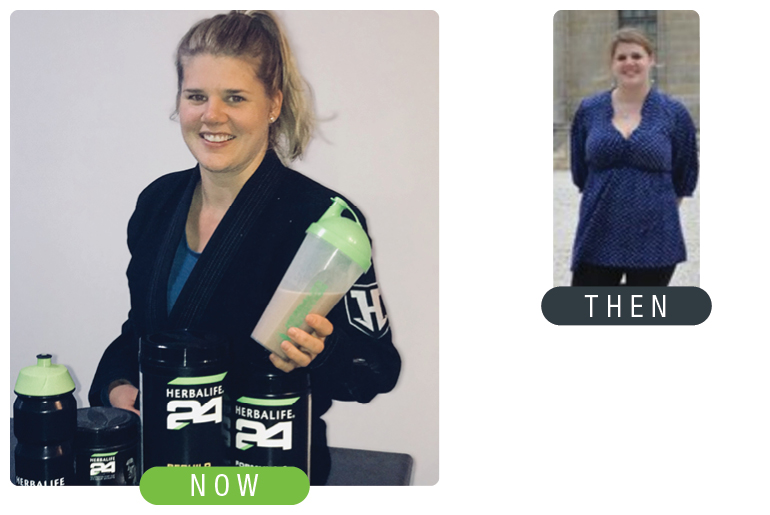 Woman Then Now Fitness Herbalife24