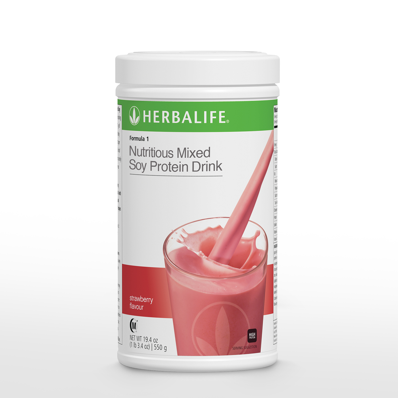 0143 Protein Shake Formula 1 Nutritous Mixed Soy Protein Drink Strawberry