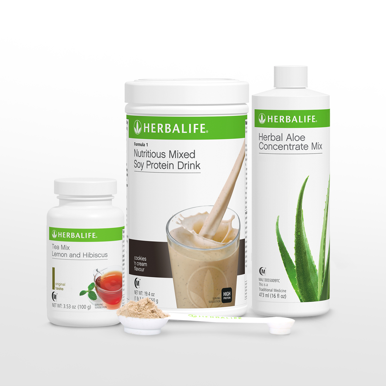 159Z Healthy Breakfast Healthy Breakfast Pack F1(Flavors)/HAC(Ori)/TeaMix(Ori 100g) Cookies 'n Cream