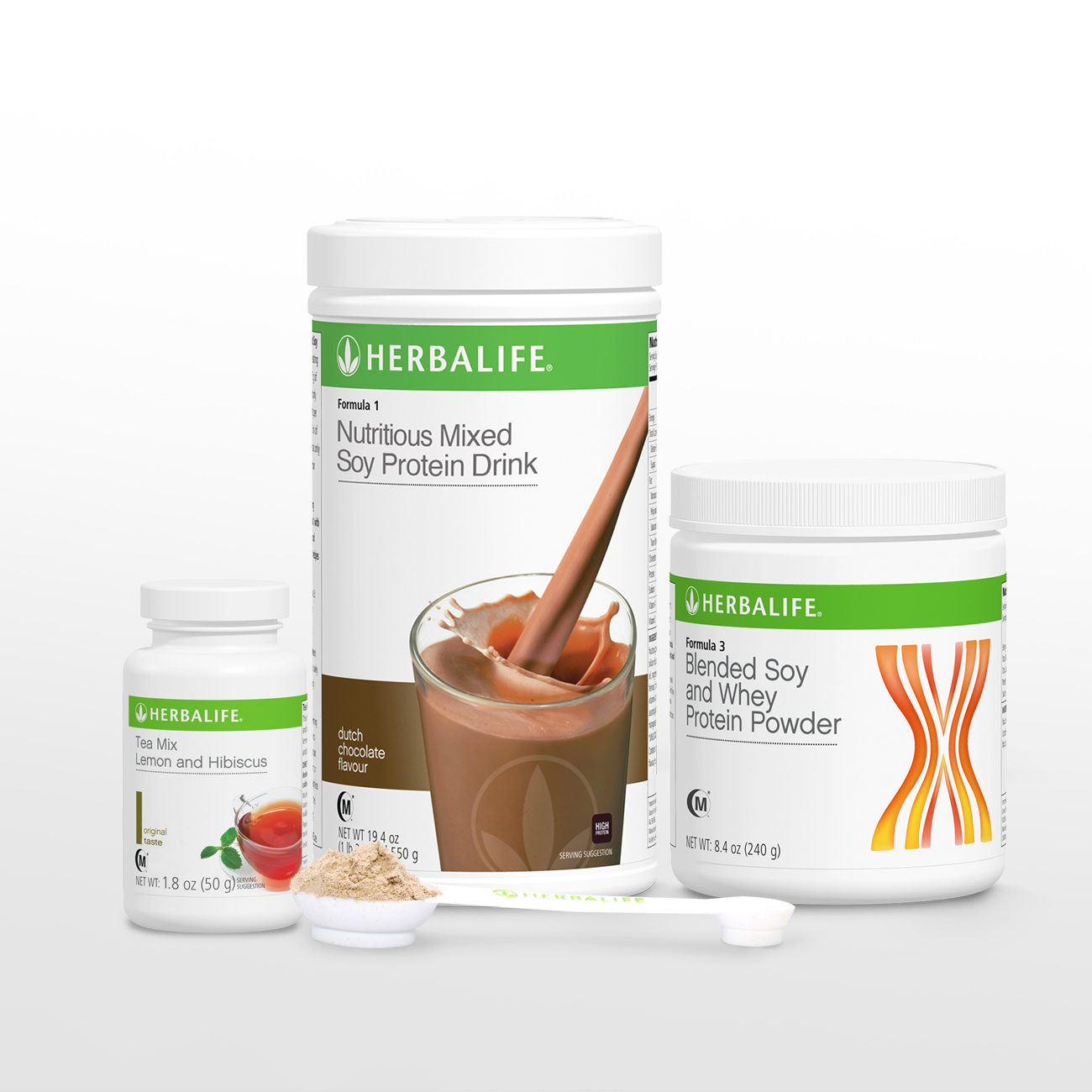 4278 Healthy Weight Management Start Now Pack F1(Flavors)/ F3 Protein Powder/Teamix(LH 50g) Dutch Chocolate