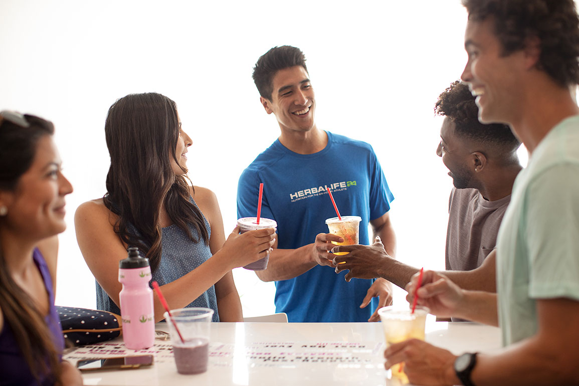 HO Lifestlye Shoot - Group Enjoying Shakes at NC