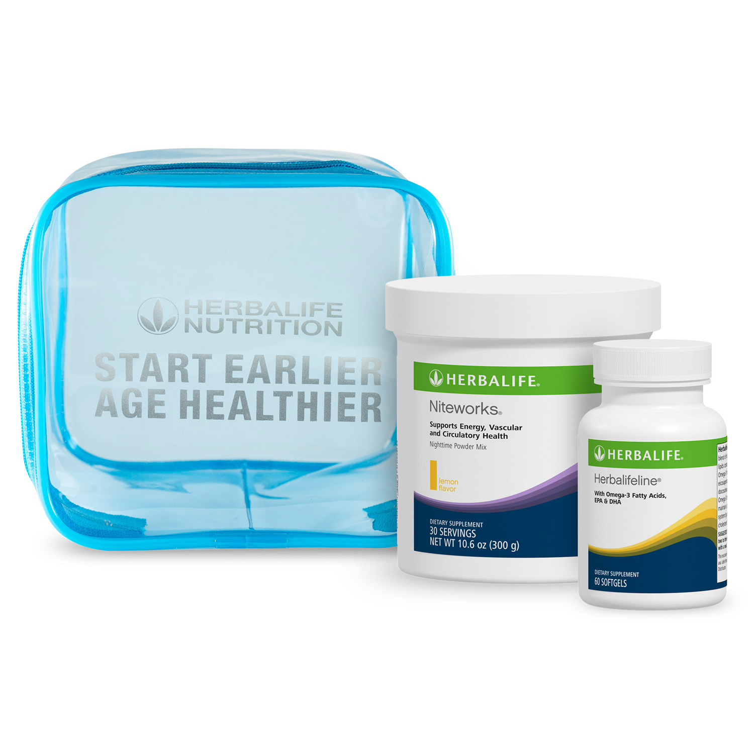 419Z Herbalife Nutrition Heart Pack Niteworks Nitric Oxide Fish Oil