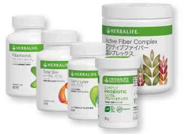 ハーバライフ・ニュートリションの「すっきり快調に」をサポートする製品