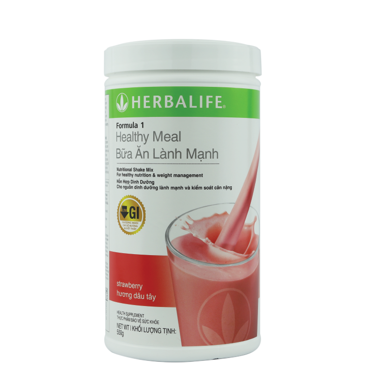 0143 Kiểm-Soát-Cân-Nặng TPBVSK: Hỗn Hợp Dinh Dưỡng Công Thức 1 - Hương Dâu Tây