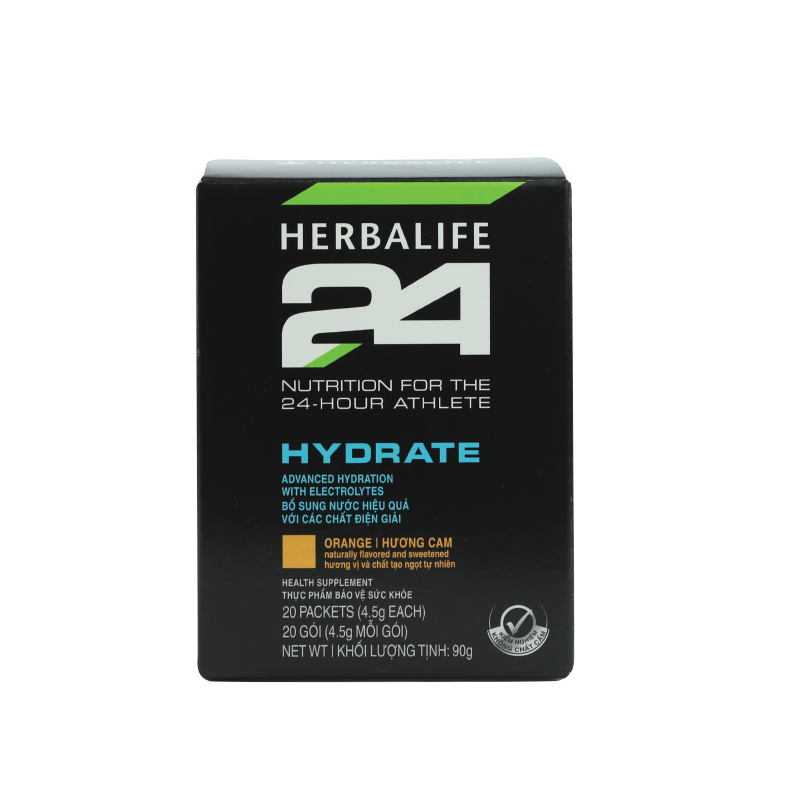 1458 Điện-Giải TPBVSK: Herbalife 24 Hydrate - Hương Cam Hương Cam