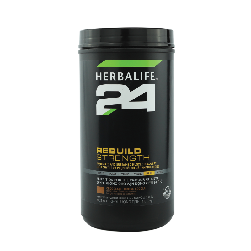 1459 Xây-Dựng-Cơ-Bắp TPBVSK: Sản Phẩm Dinh Dưỡng Cho Vận Động Herbalife 24 Rebuild Strength - Hương Sô Cô La