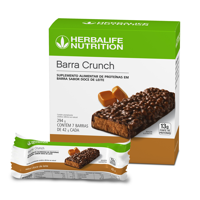 Suplemento-Proteína-Lanche Barra-de-Proteína-Crunch-Doce-de-leite