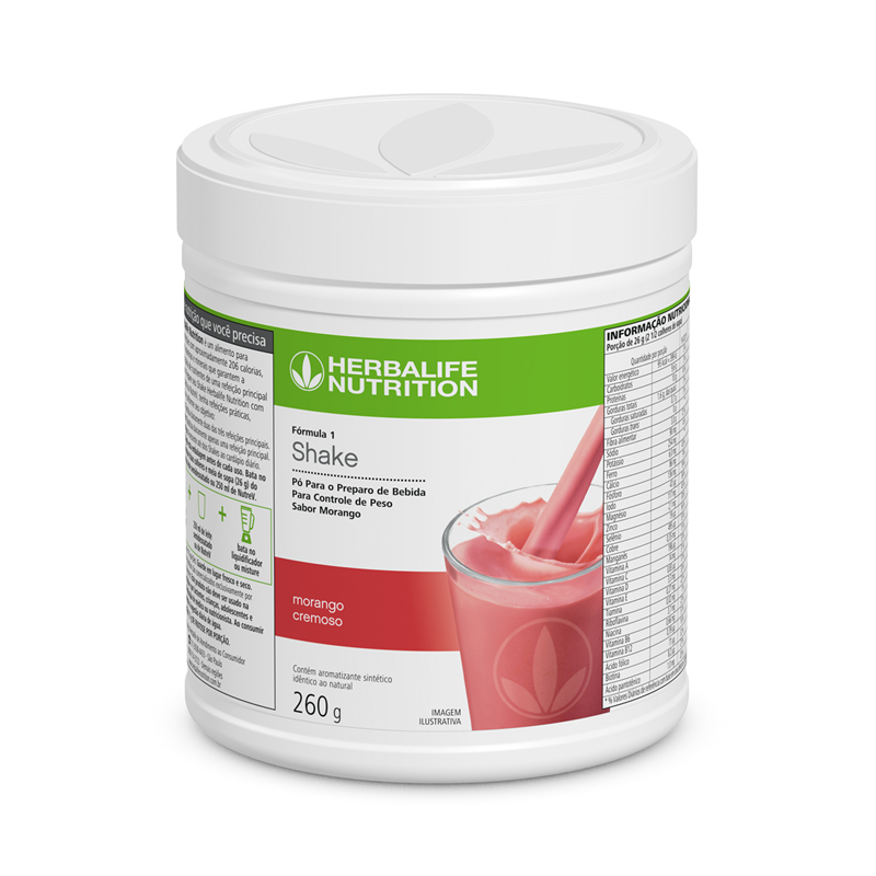 Proteína-Substituto-Refeição Shake-Mini-10-Porções Morango Cremoso