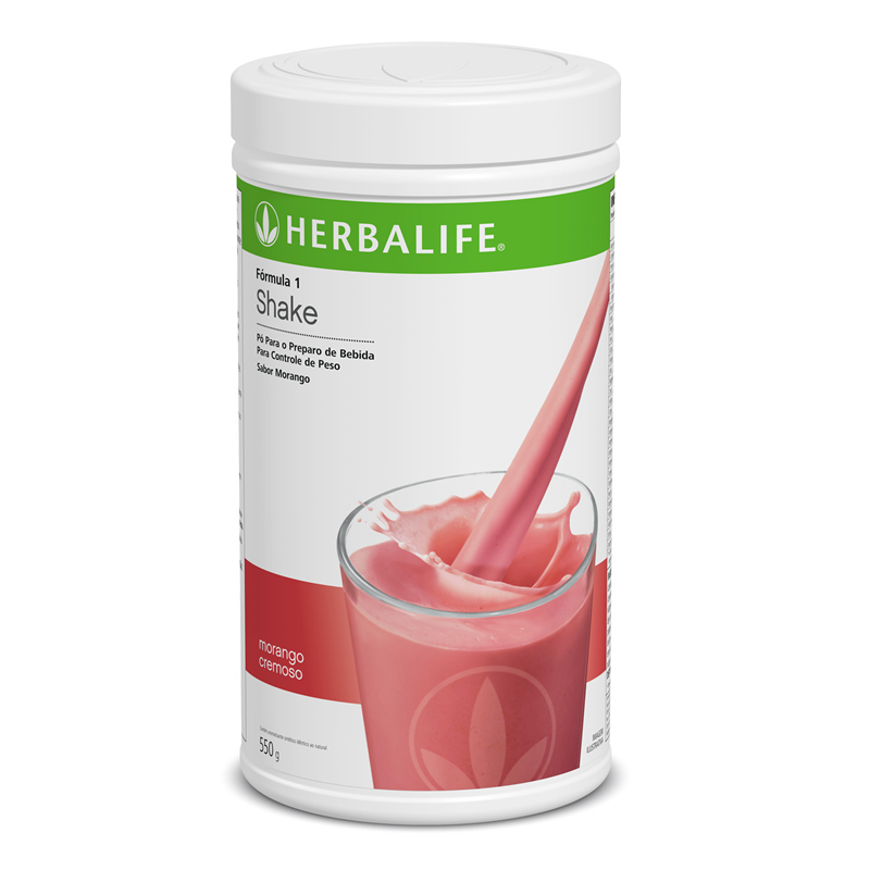 Proteína-Substituto-Refeição Shake-Morango-Cremoso