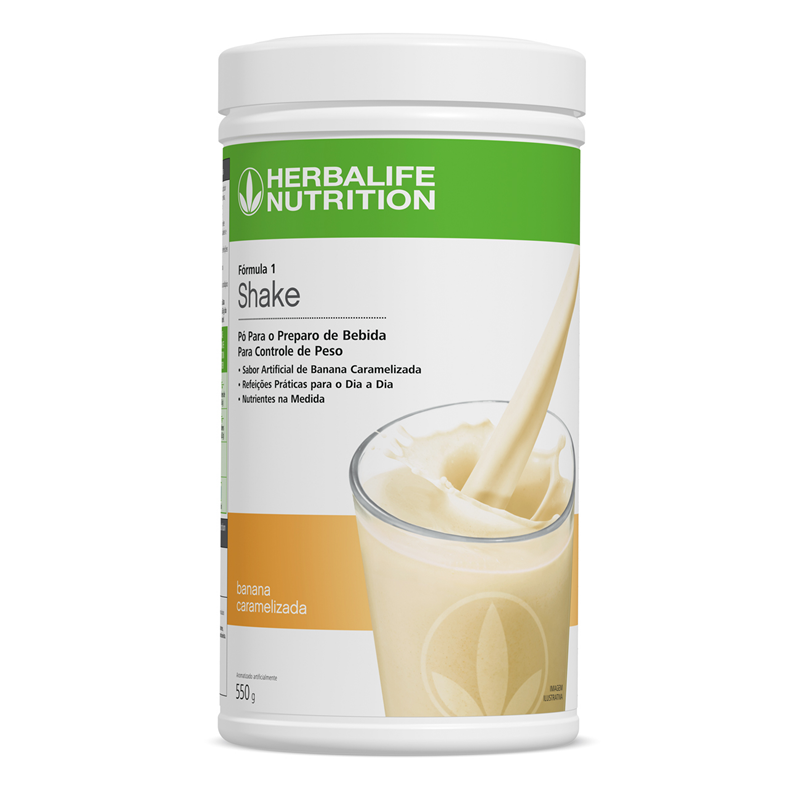 Proteína-Substituto-Refeição Shake-Banana-Caramelizada