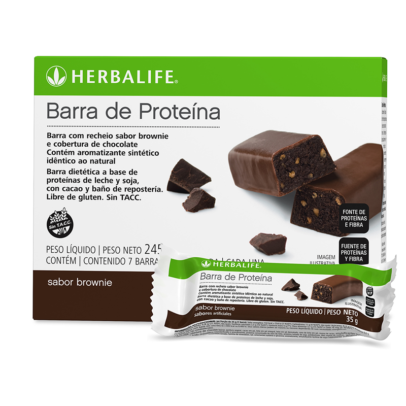 Suplemento-Proteína-Lanche Barra-de-Proteína-Brownie