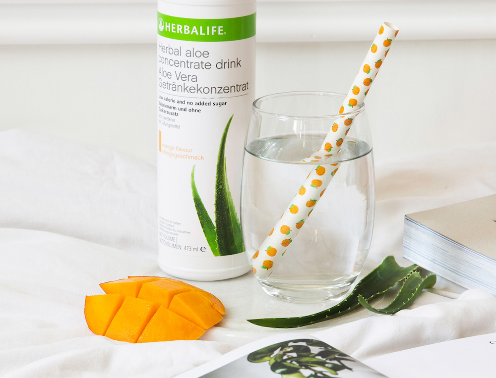 ideal breakfast aloe concentrate mango