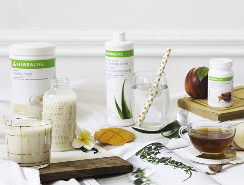 Ideal Breakfast Herbalife Formula 1 Herbal Tea and Herbal Aloe