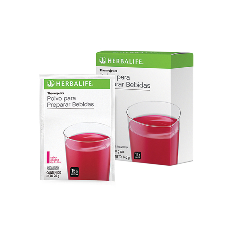 Thermojetics Polvo para Preparar Bebidas sabor ponche de frutas