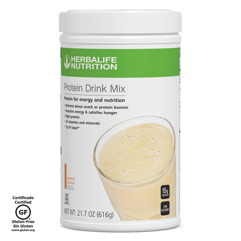 Protein Drink Mix: Peanut Cookie 616g