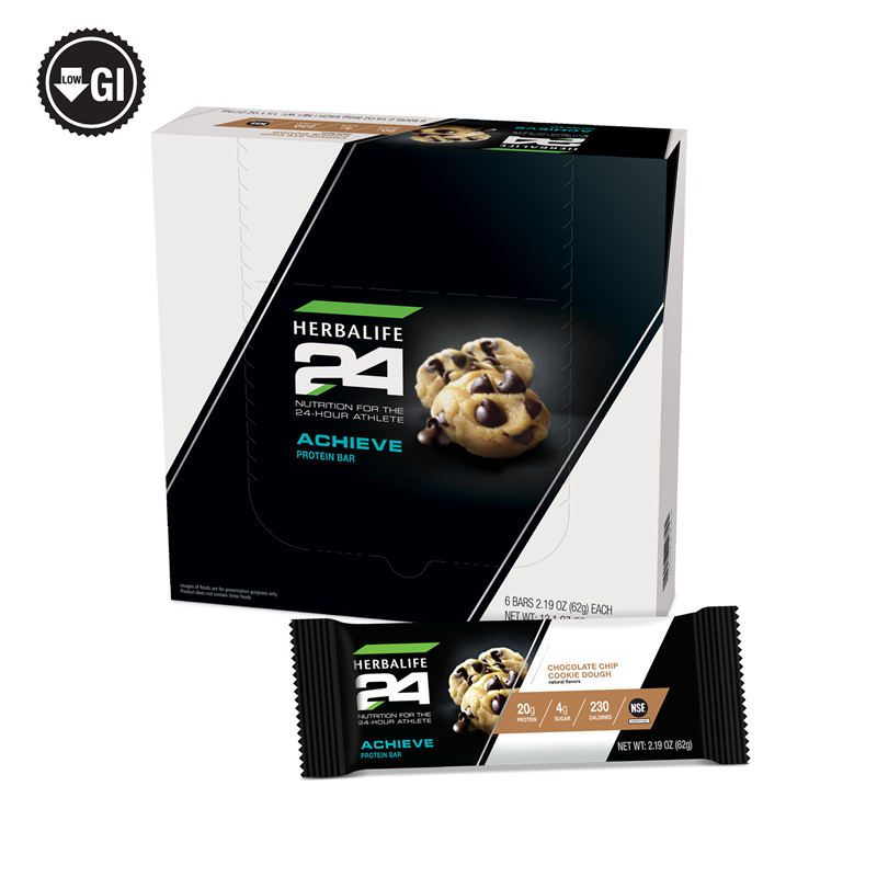 Herbalife24 ACHIEVE Protein Bar: Chocolate Chip Cookie Dough