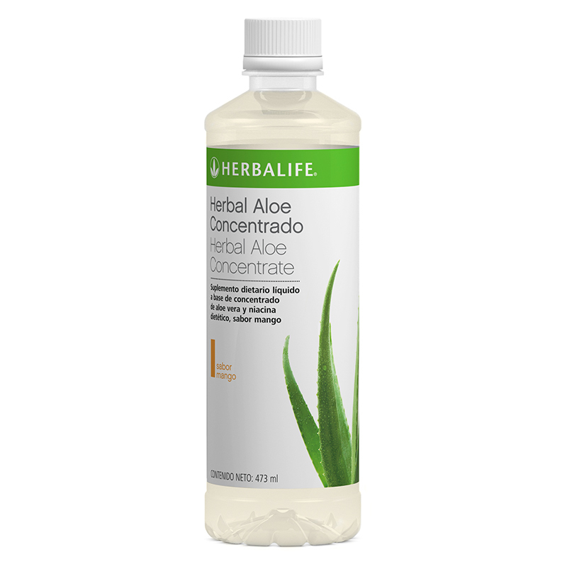 Bebida de aloe vera Herbal Aloe Concentrado Mango