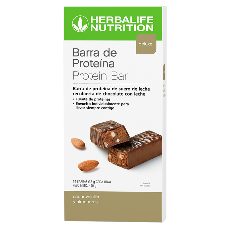 Barra de proteína Deluxe Vainilla y almendras