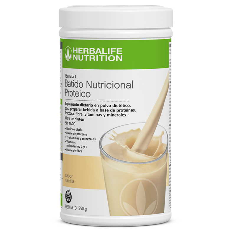Batido nutricional proteico Fórmula 1 sabor vainilla