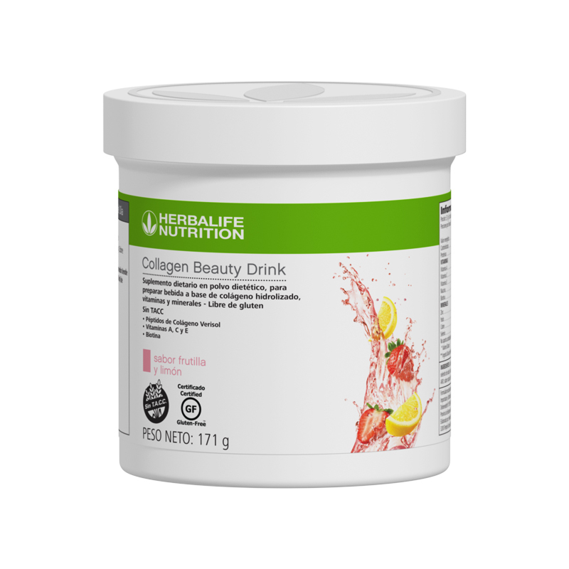 Bebida de colágeno Collagen Beauty Drink Frutilla y limón